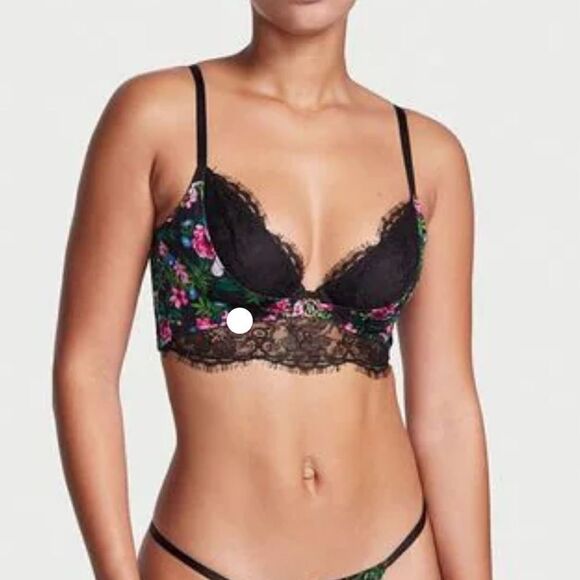 Victorias Secret So Obsessed Unlined Sexy Corset Top Bustier bra Moonlit Xsmall - Picture 6 of 10